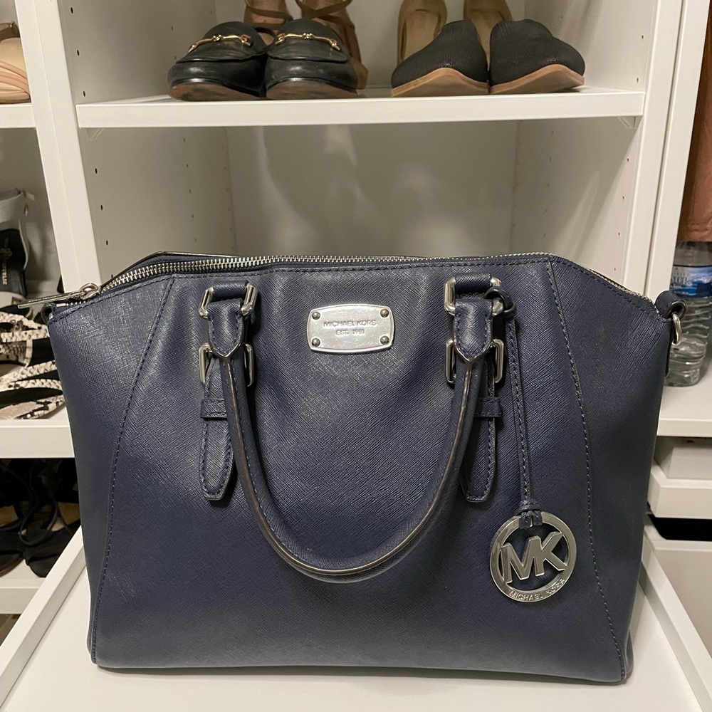 Michaels Kors Navy Blue Bag